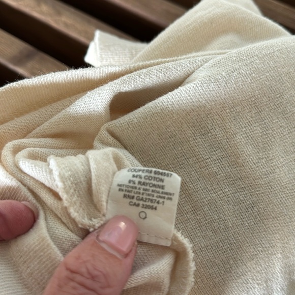 Anthropologie Eva Franco Nantucket Top Womens L Black/cream Nautical Bohemian - Picture 9 of 11